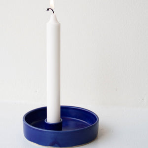 Candleholder, Indigo