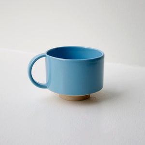 Cup with handle, Light Blue